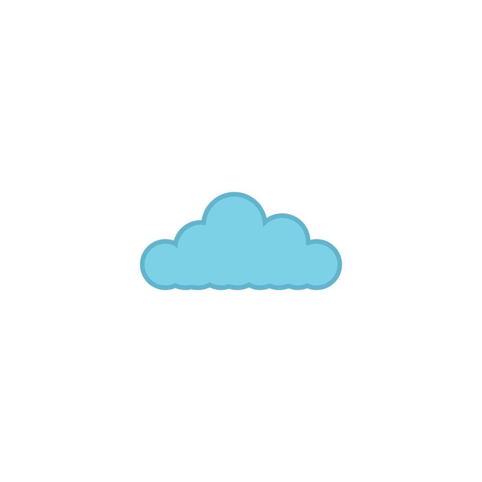Cloud icon illustration vector