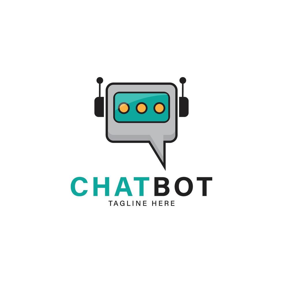 The chat bot design illustration. Modern flat style vector
