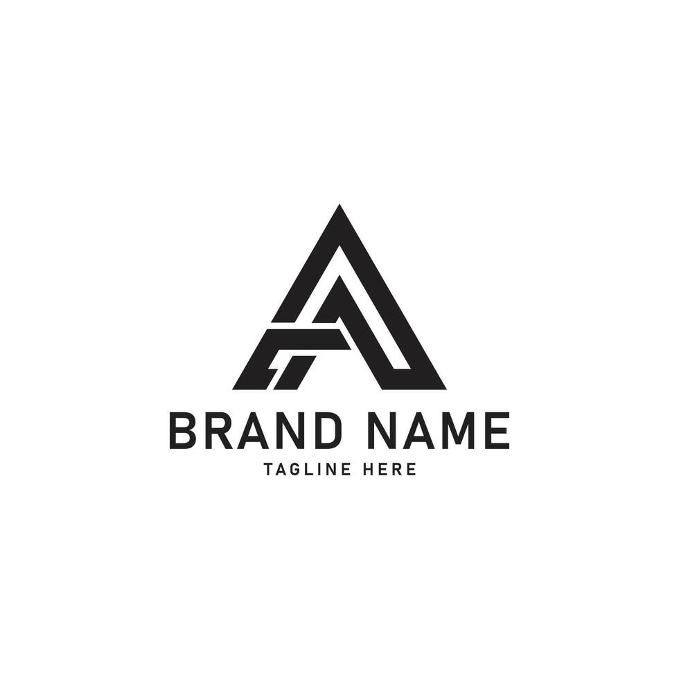A initial letter icon logo vector