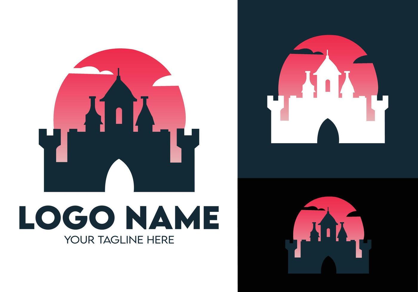 Travel company colorful gradient logo design, modern minimalist travel and tour agencies lo vector