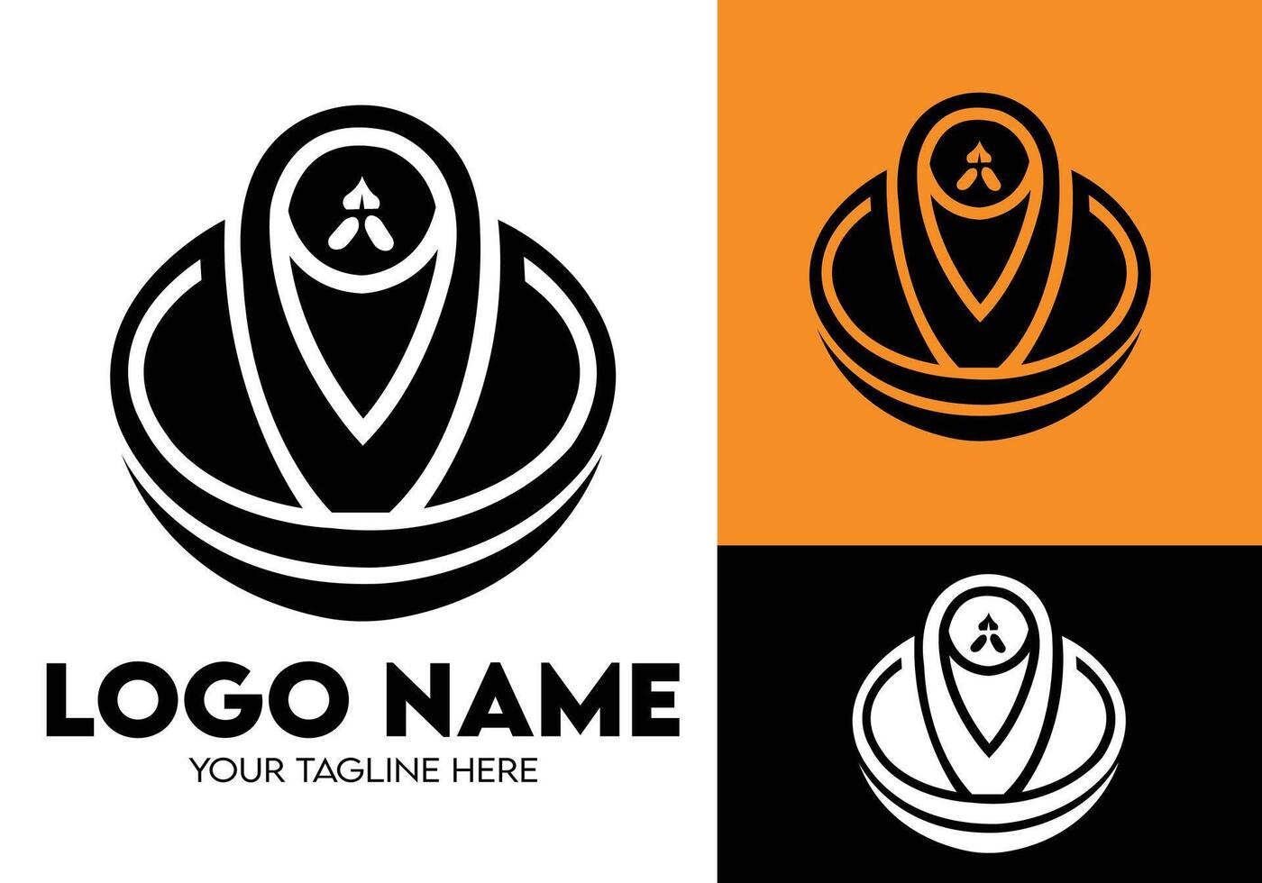 Modern Minimalist Black Logo Design for Travel and Tour Agency Businesses, Professional Creative Logo Design for Travel related Brands, Location Compass Logo vector