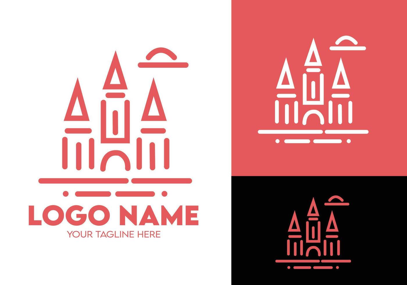 Travel company colorful gradient logo design, modern minimalist travel and tour agencies logo des vector