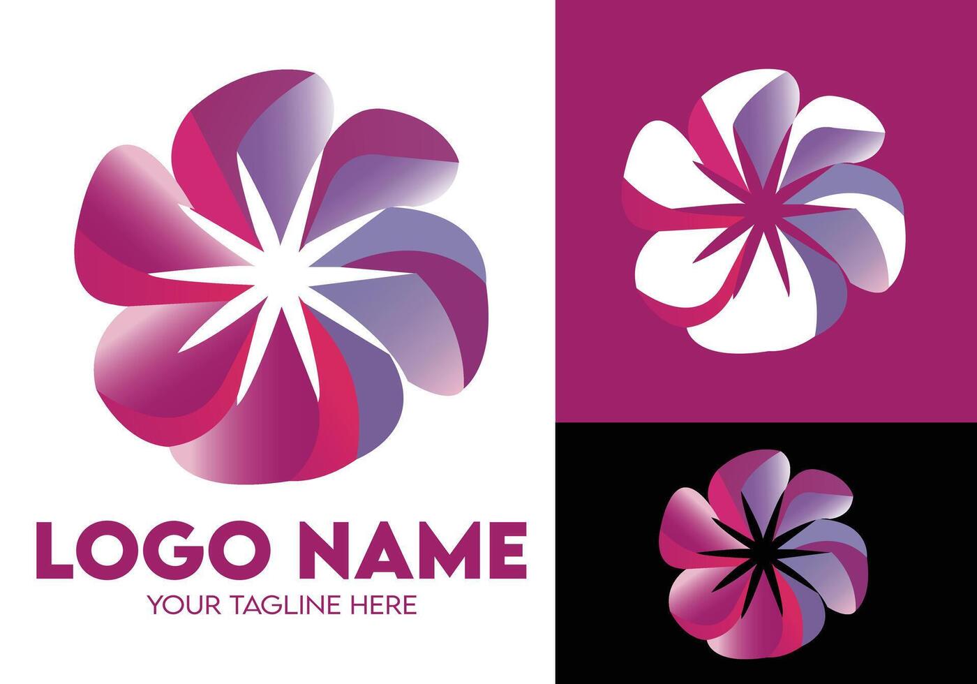 ravel company colorful gradient logo design, modern minimalist travel and tour agencies logo vector