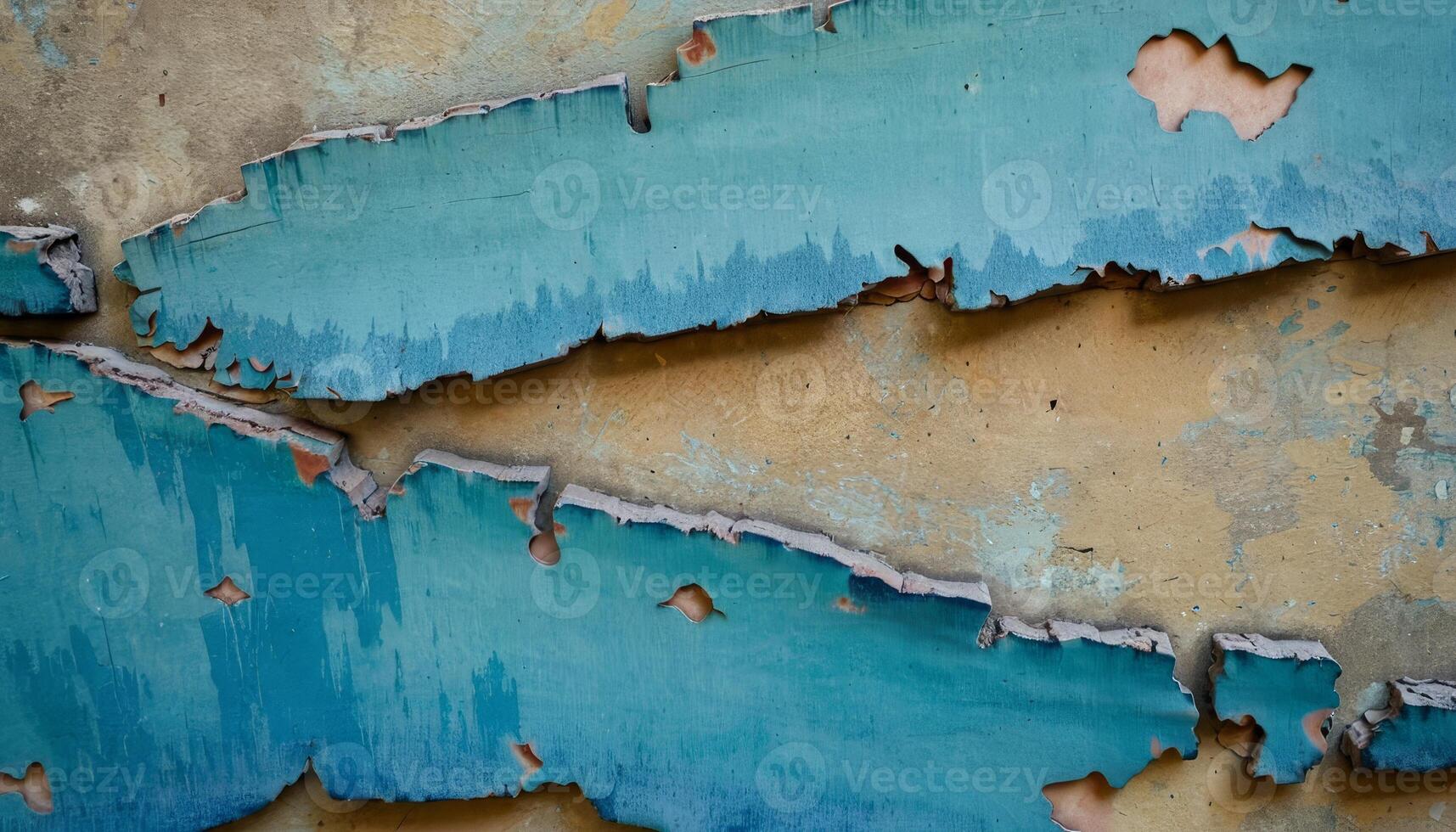 texture of peeling blue paint photo
