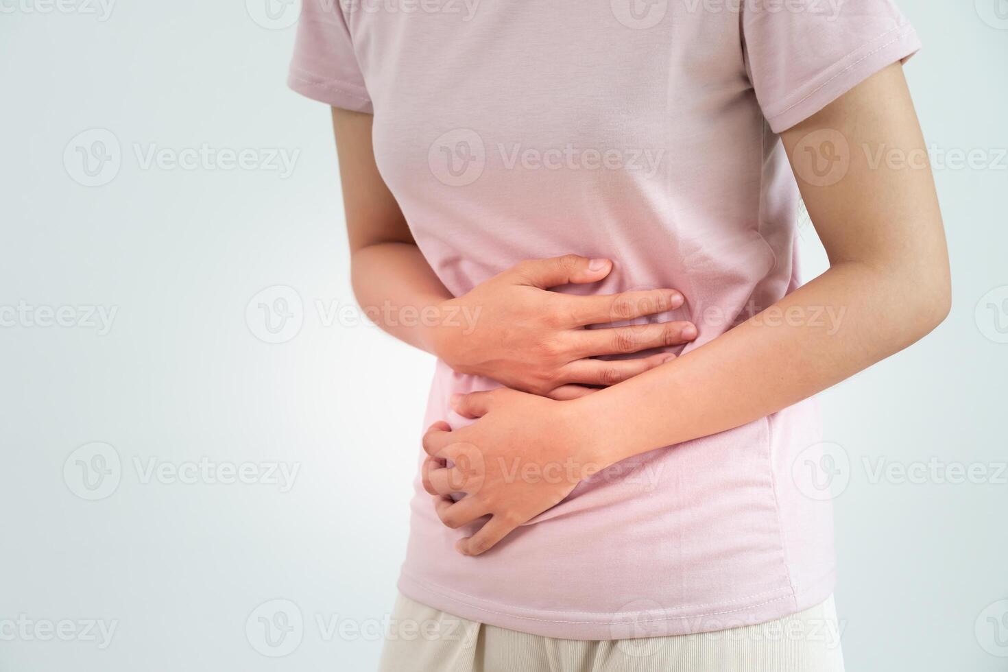 indigestion, gastritis, menstrual cramps, flatulence, diarrhea, distention, colon cancer, belly inflammation problem, suffer food poisoning, abdomen. photo