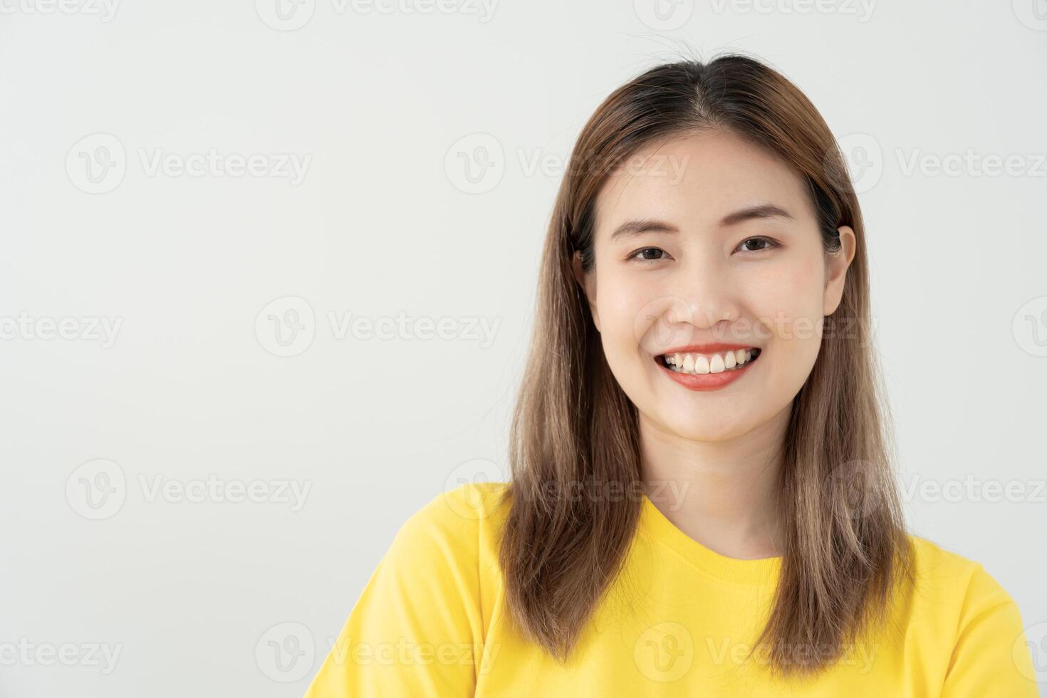 Asian beautiful woman exited surprise face expression . female feels happy. exciting smile and happy adorable rejoices. Very enjoy and fun relax time. wow, girl holding smartphone. Smile. photo
