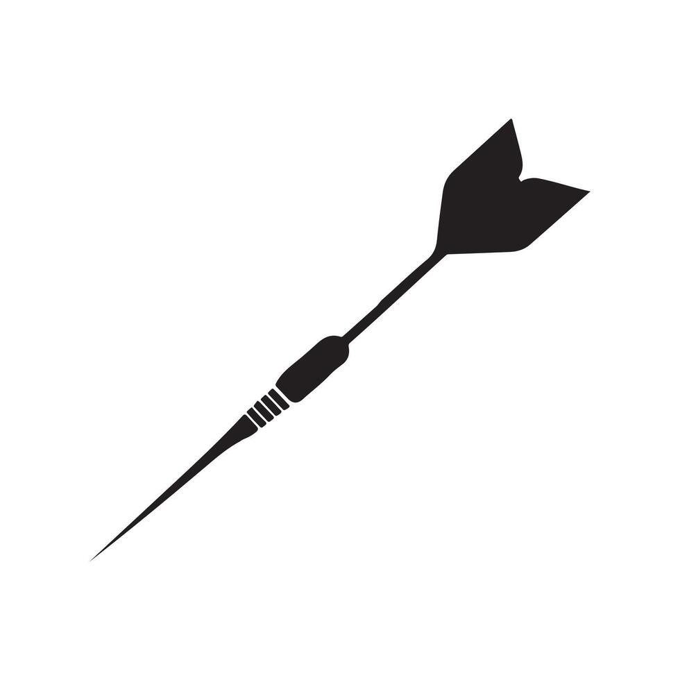 Dart for the professional game of darts flat icon for sports apps and websites vector