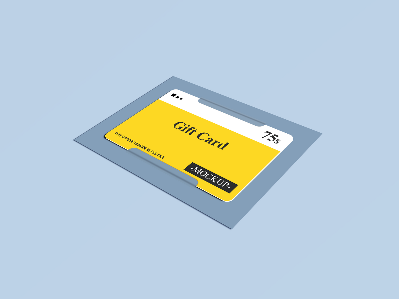 Gift Card, Debit Card, Credit Card Mockup psd