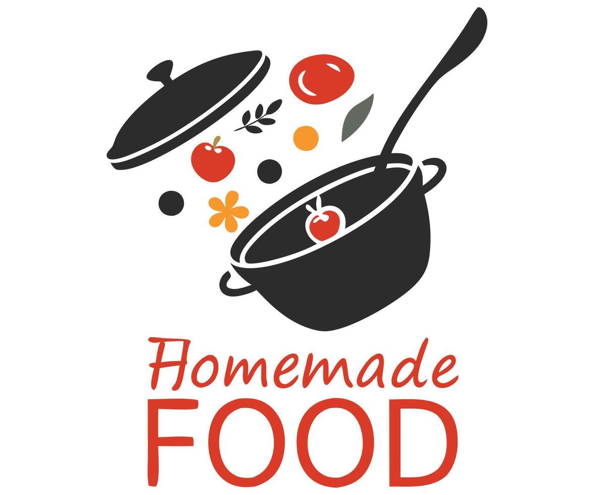 Fresh Homemade Cooking. vector
