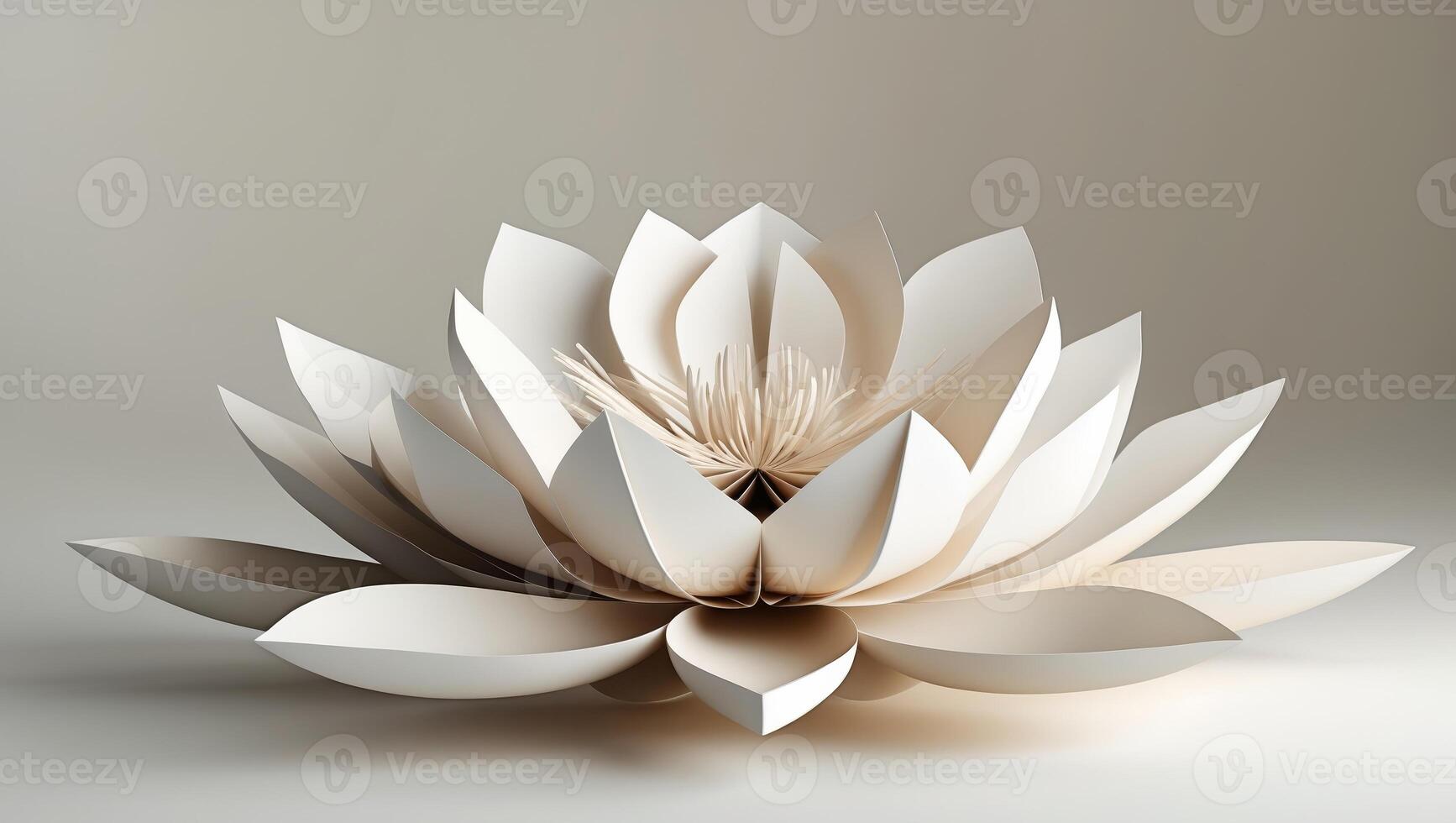 Geometric Lotus A lotus rendered in geometric shapes with clean photo