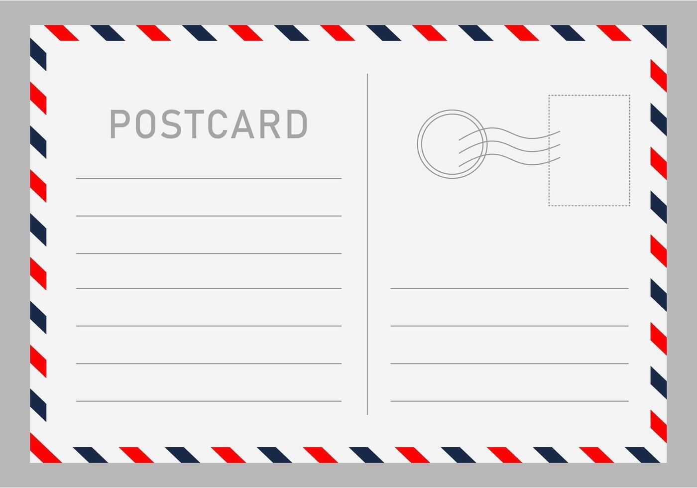 vintage postcard background vector