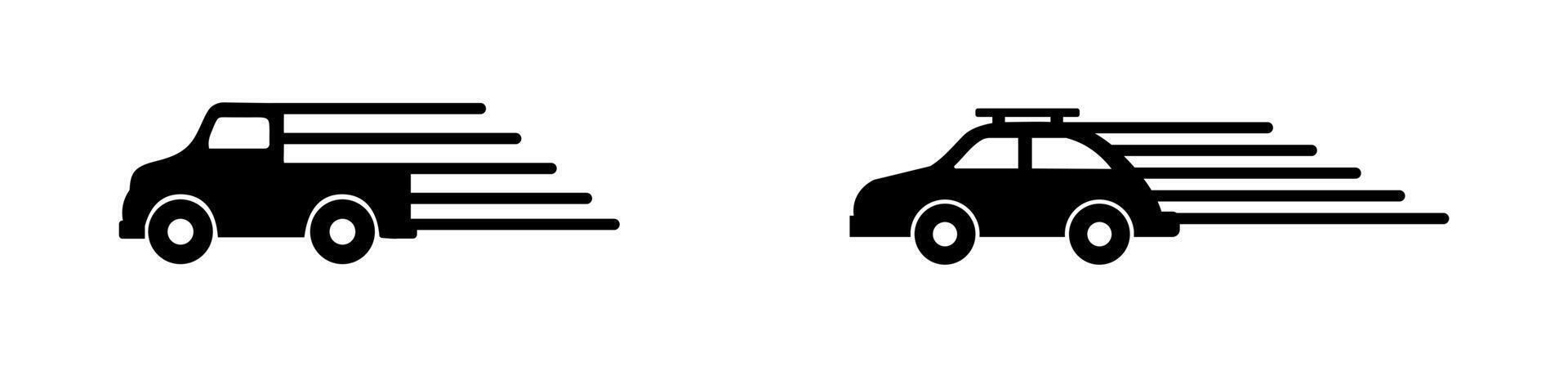 logo automobiles for travel truck bus and other transport signs design illustration. vector