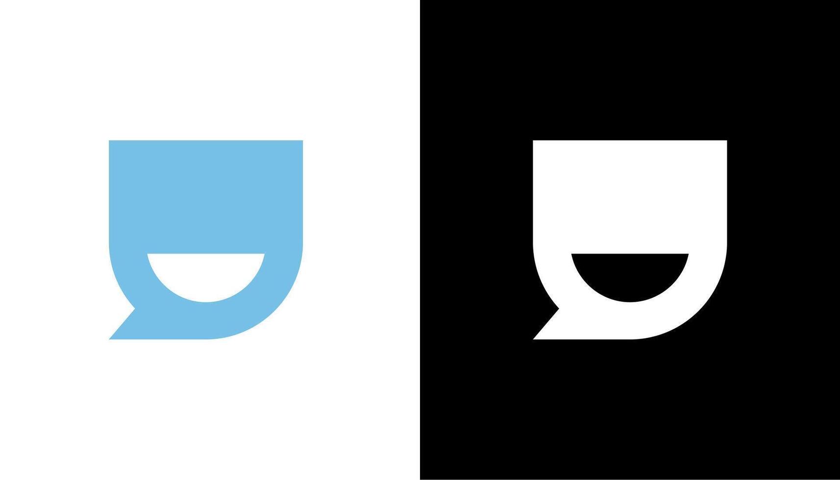 Letter U smile logo Icon for design. Easily editable template illustration vector