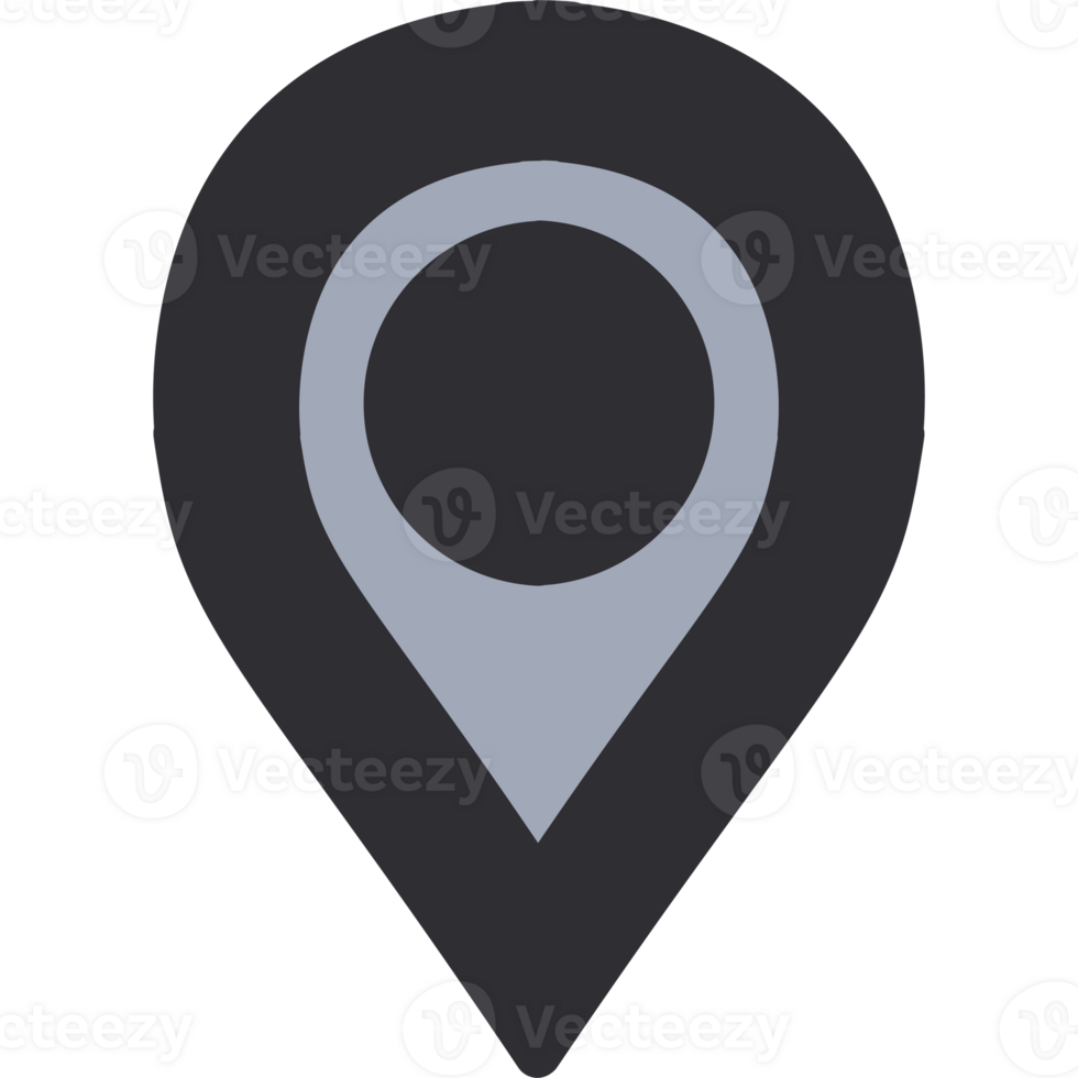 Pin icon location design png