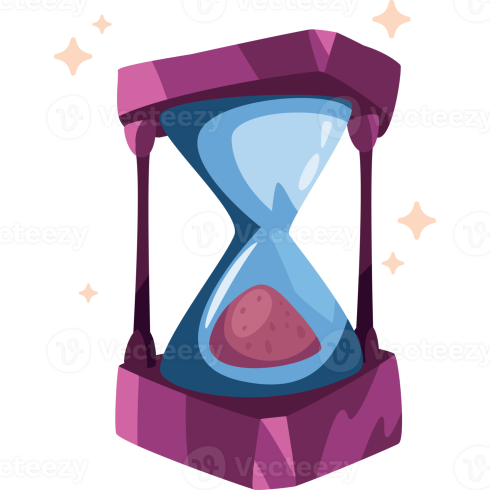 game item hourglass isolated illustration png