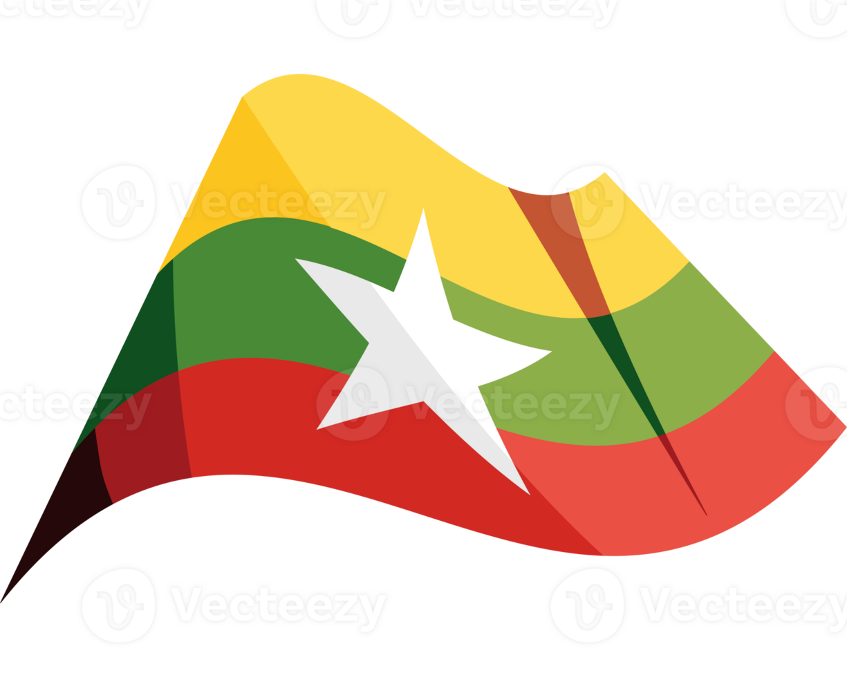Myanmar independence day flag design png