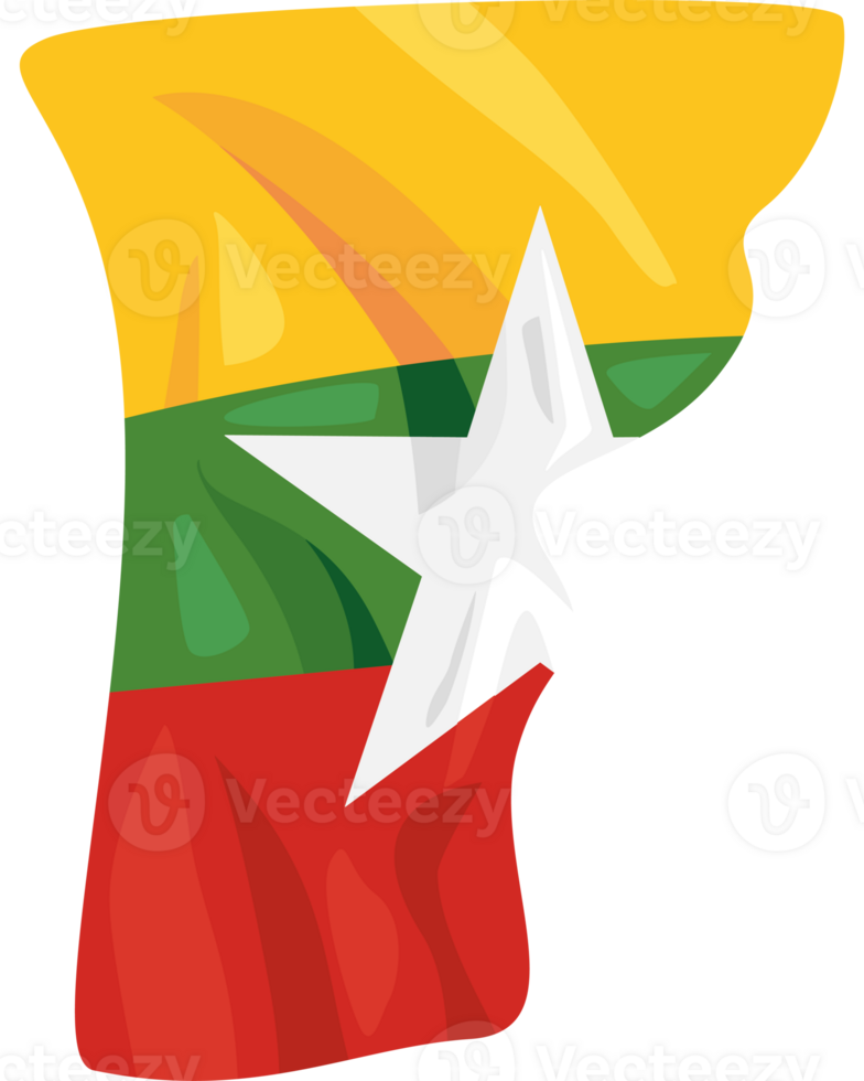 Myanmar independence day flag symbol png