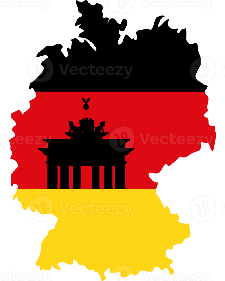 germany brandenburg gate flag illustration design png