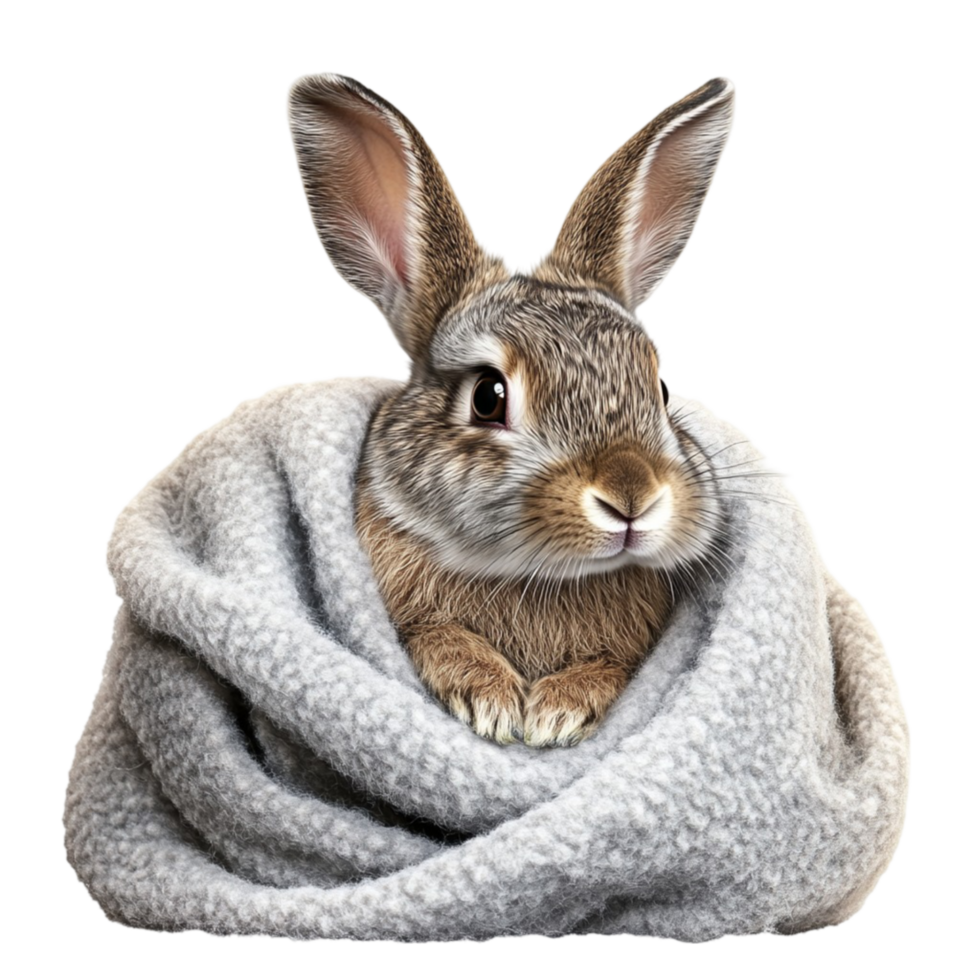 Rabbit in a Blanket png