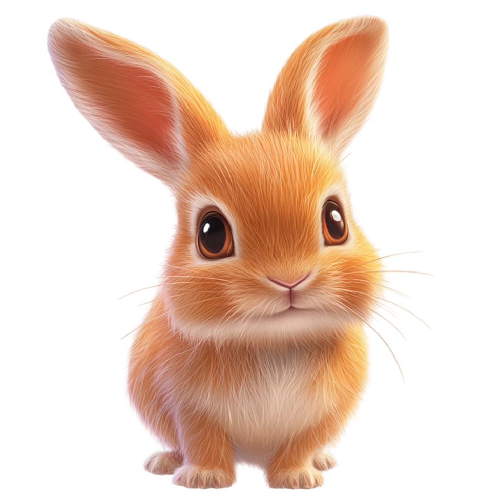 Little Rabbit on Transparent Background png