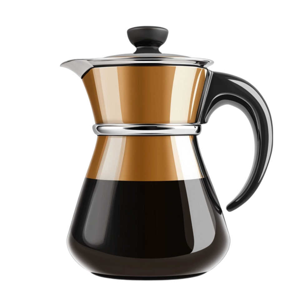 Coffee Maker with Black Handle png