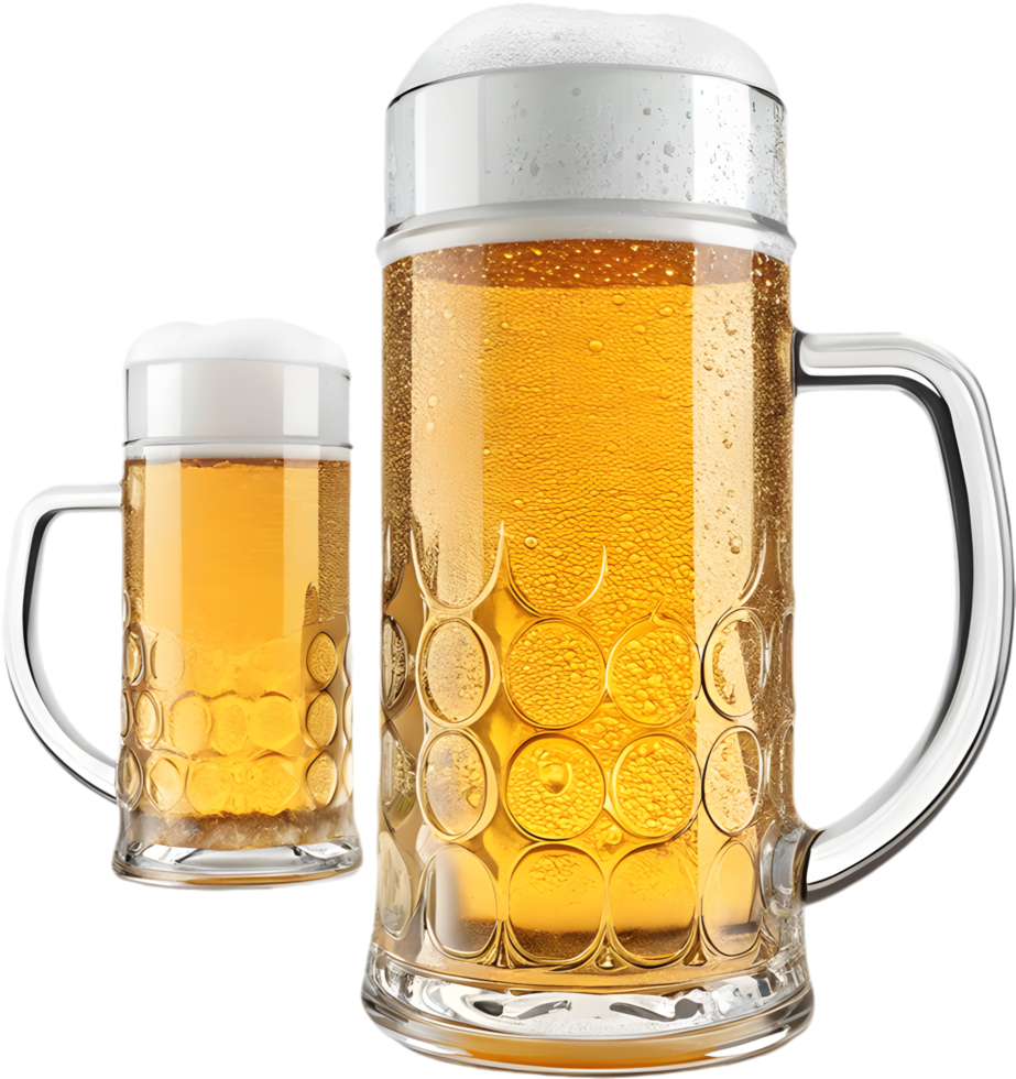 Frosty chilled beer glass for drink-inspired clipart. . png
