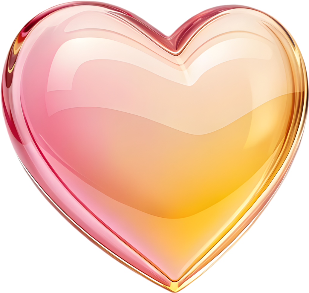 Abstract love heart in warm and rich tones. . png