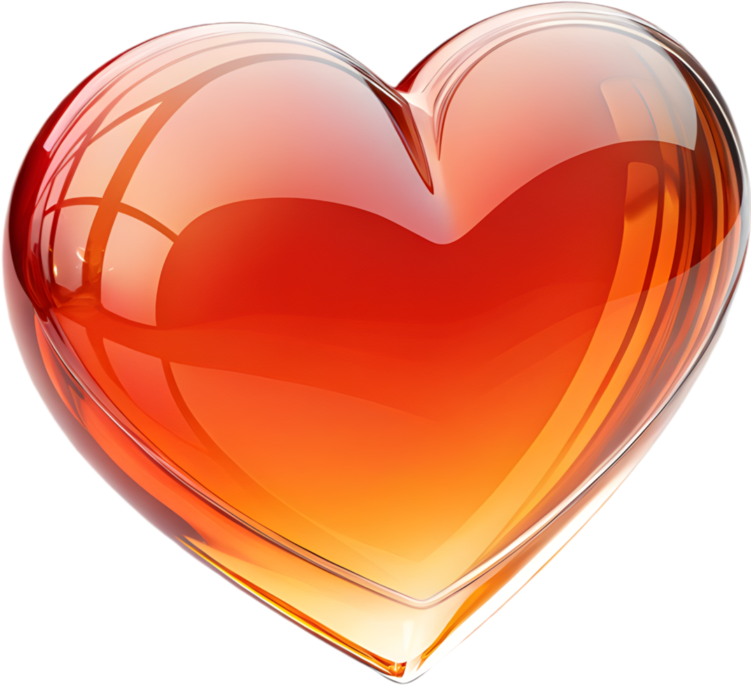 Modern and smooth heart design for decor. . png