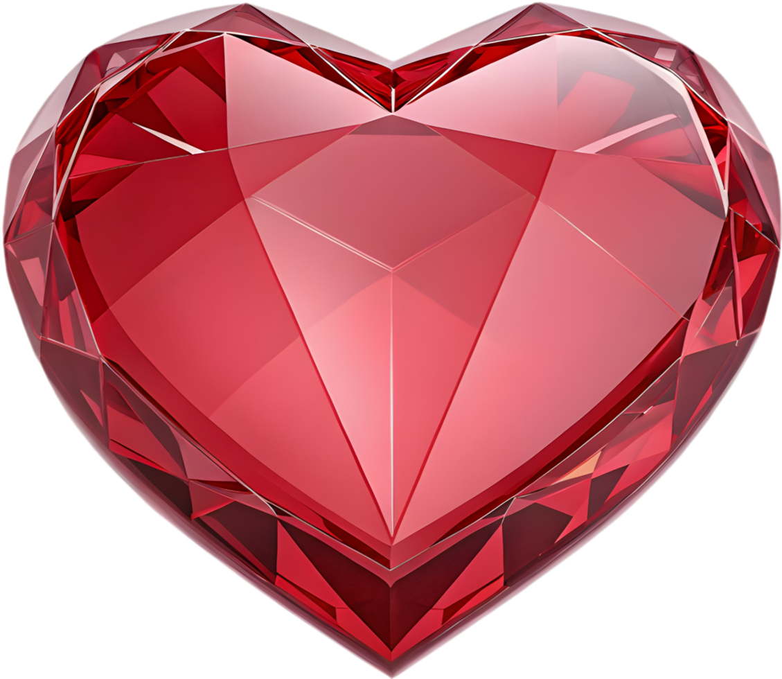Aesthetic gradient heart for love-inspired projects. . png