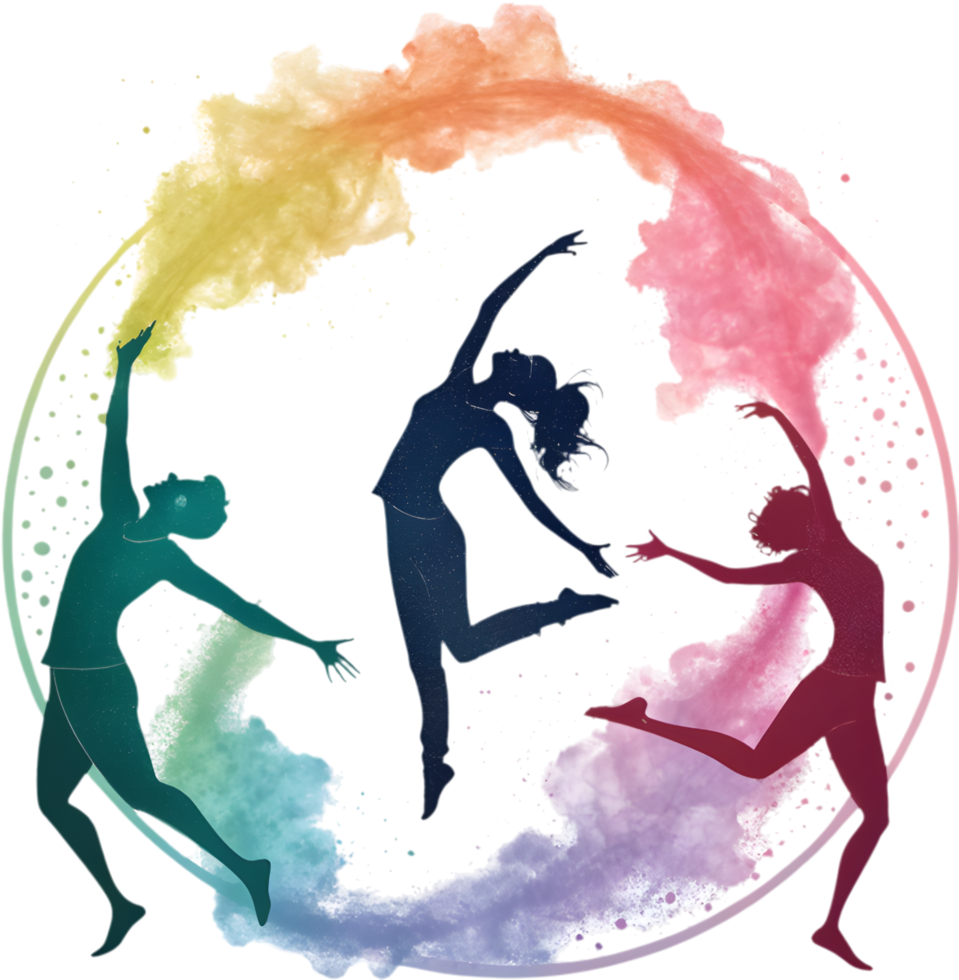 Indian Holi Colors Festival Logo Vibrant Celebration. . png