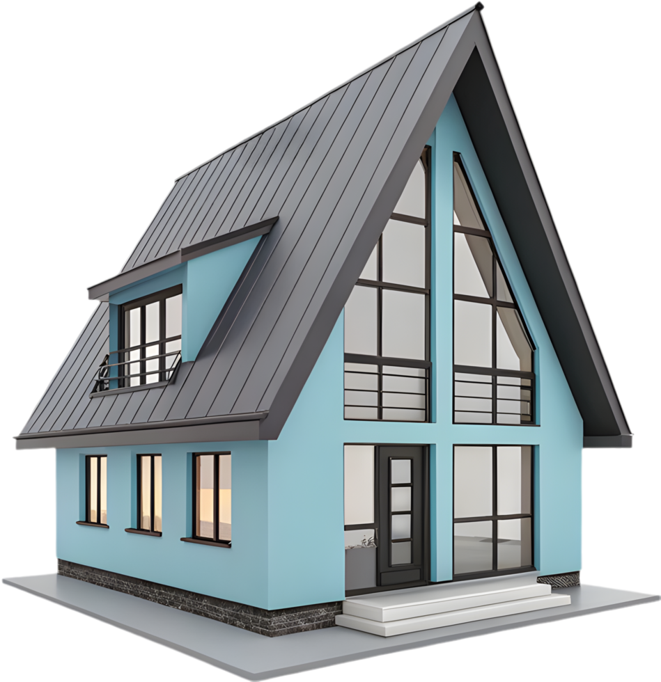 Family home cartoon icon for property logos, . png