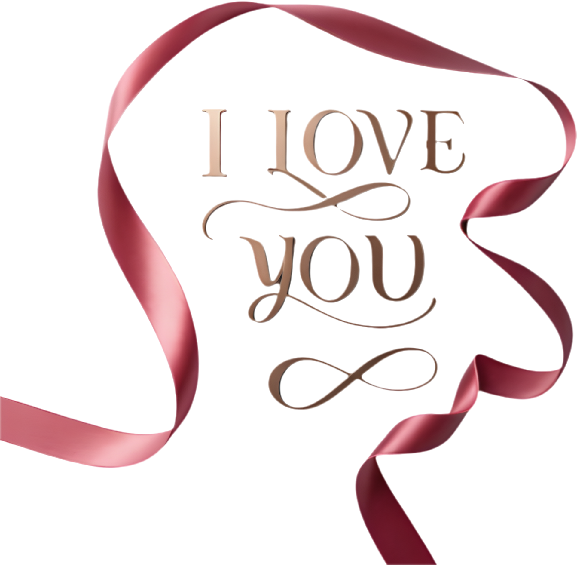I love you beautiful cursive script 55530370 png