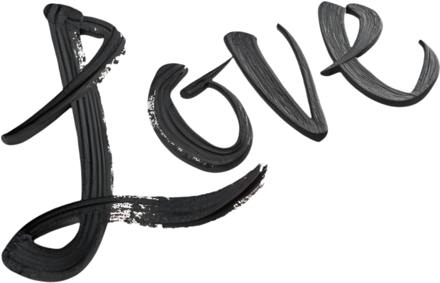 Romantic Cursive Love Typography in Elegant Handwritten Font. . png