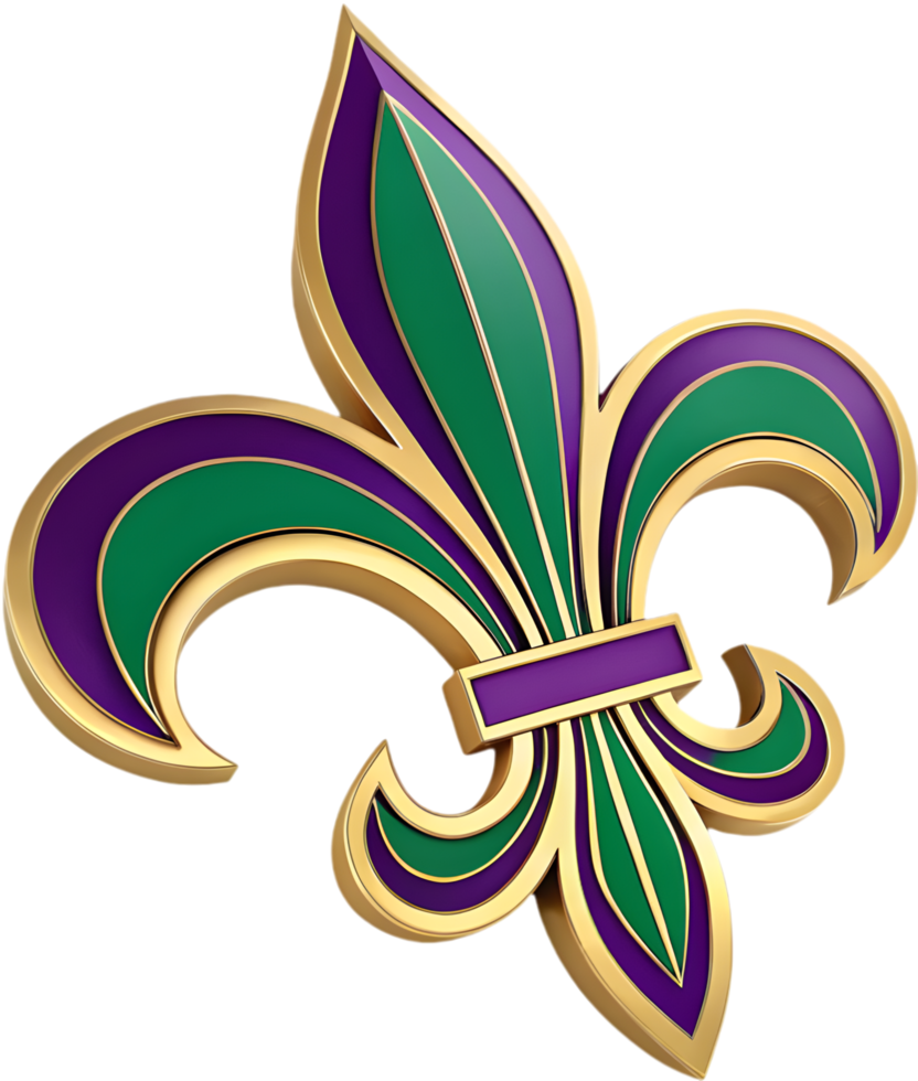 Mardi Gras event logo capturing vibrant cultural celebration. . png