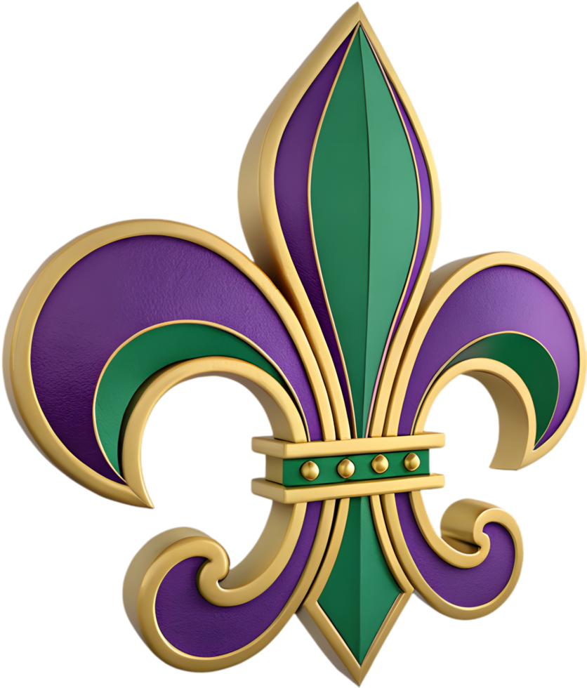 Vibrant carnival logo capturing Mardi Gras celebration spirit. . png