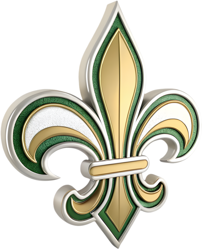 Mardi Gras event logo with vibrant New Orleans flair. . png