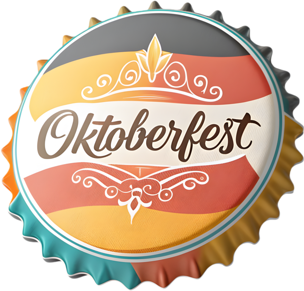 German Beer Festival Oktoberfest Logo for Fun and Cheers. . png