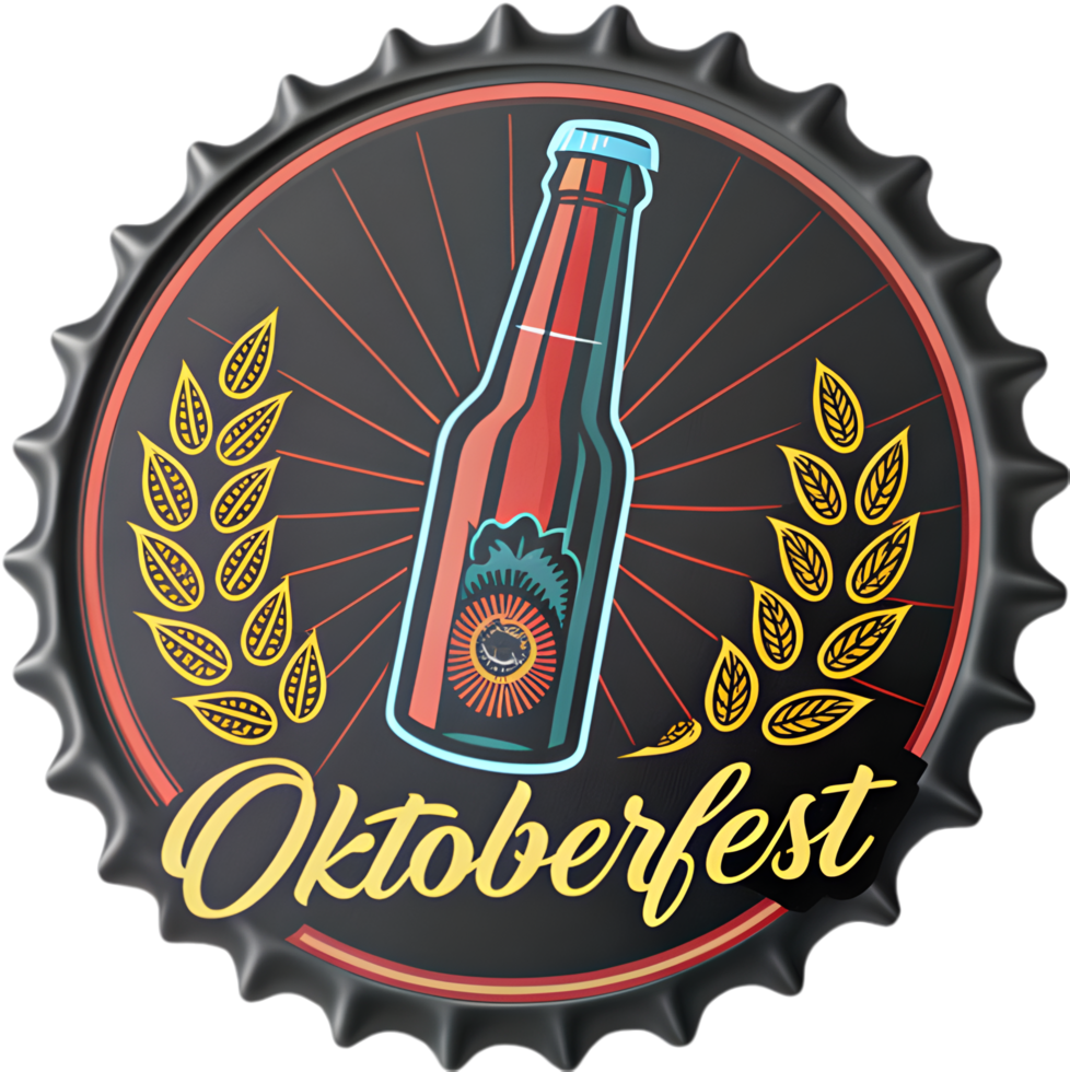 Oktoberfest Munich Germany Festival Logo Clipart for Celebration. . png