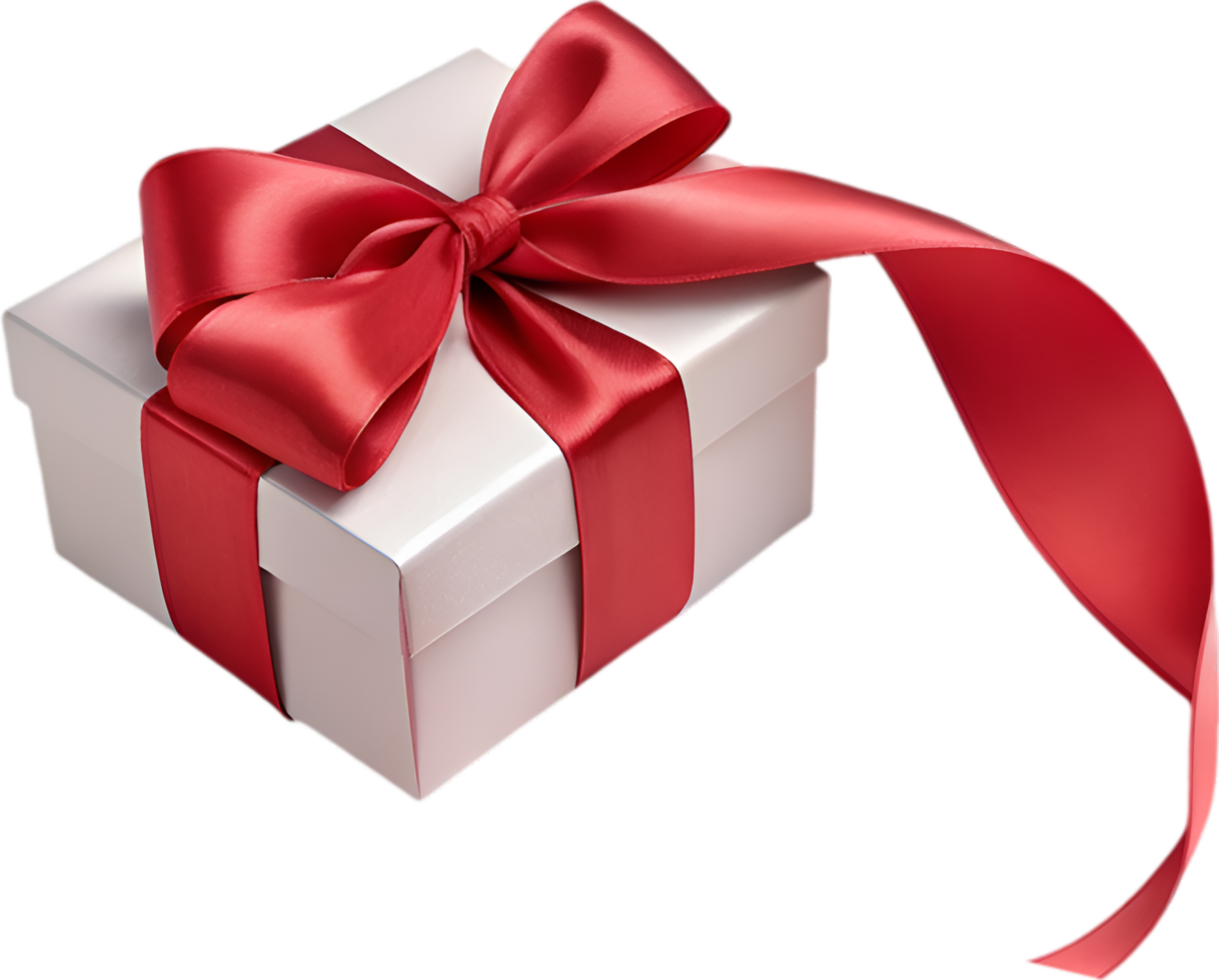 Gift ribbon clipart with chic, elegant wrapping pattern. . png