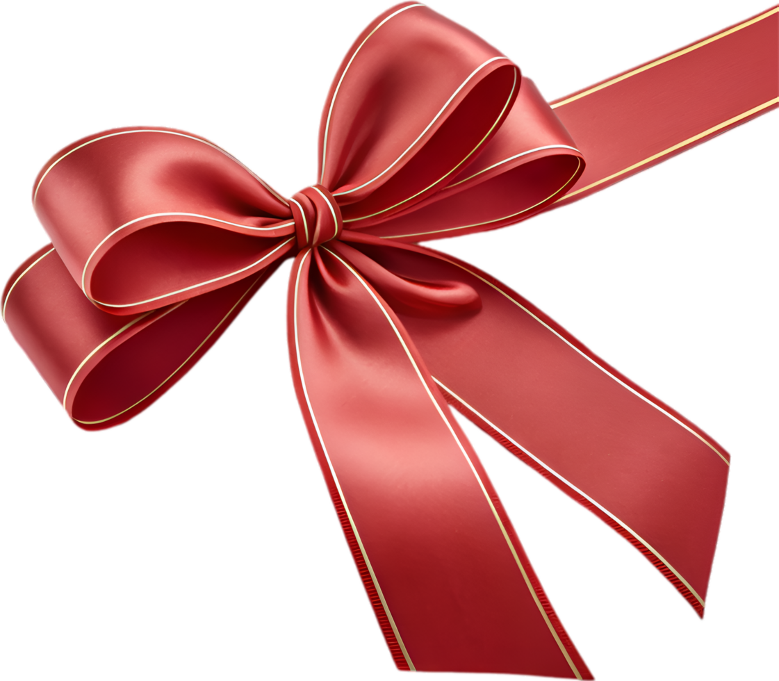Gift ribbon clipart perfect for wrapping gifts with elegance. . png