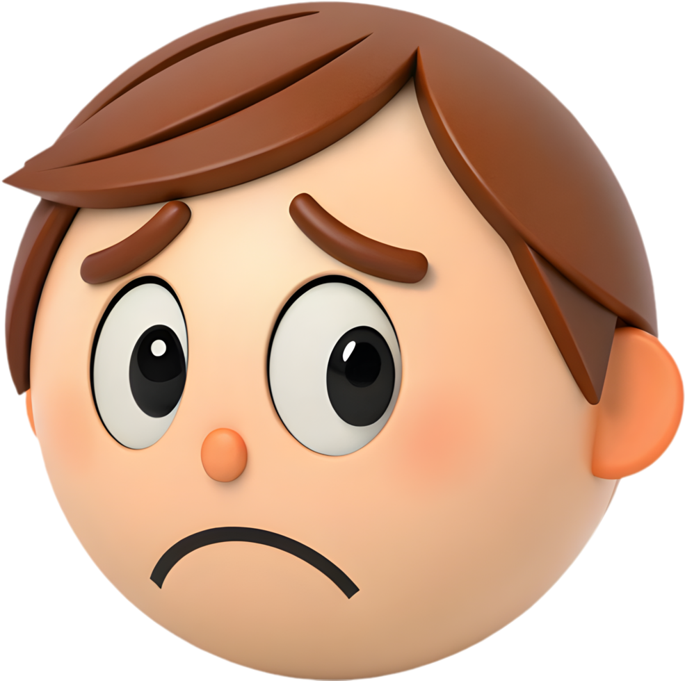 Professional Boy Face Icon Clipart for Digital Projects and Branding, . png