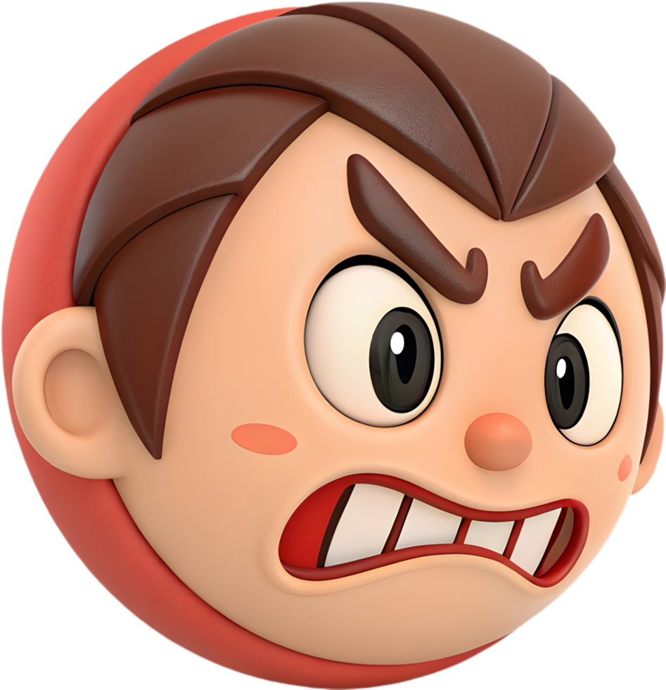 Boy Face Icon Clipart with an Artistic Touch and Clean Outline, . png