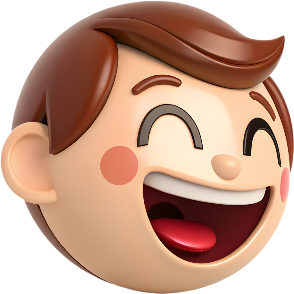 Smooth and Modern Boy Face Icon Clipart for Your Illustrations, . png