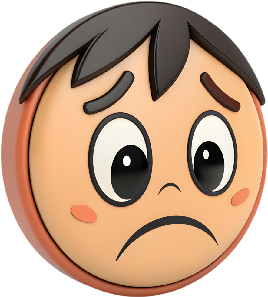 Artistic Boy Face Icon Clipart with High-Resolution Detail for Graphics, . png