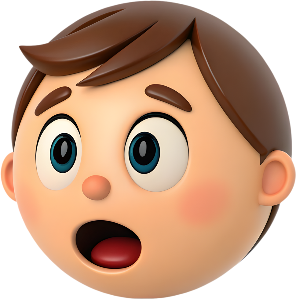 Boy Face Icon Clipart with Simple and Clean Features for Any Project, . png