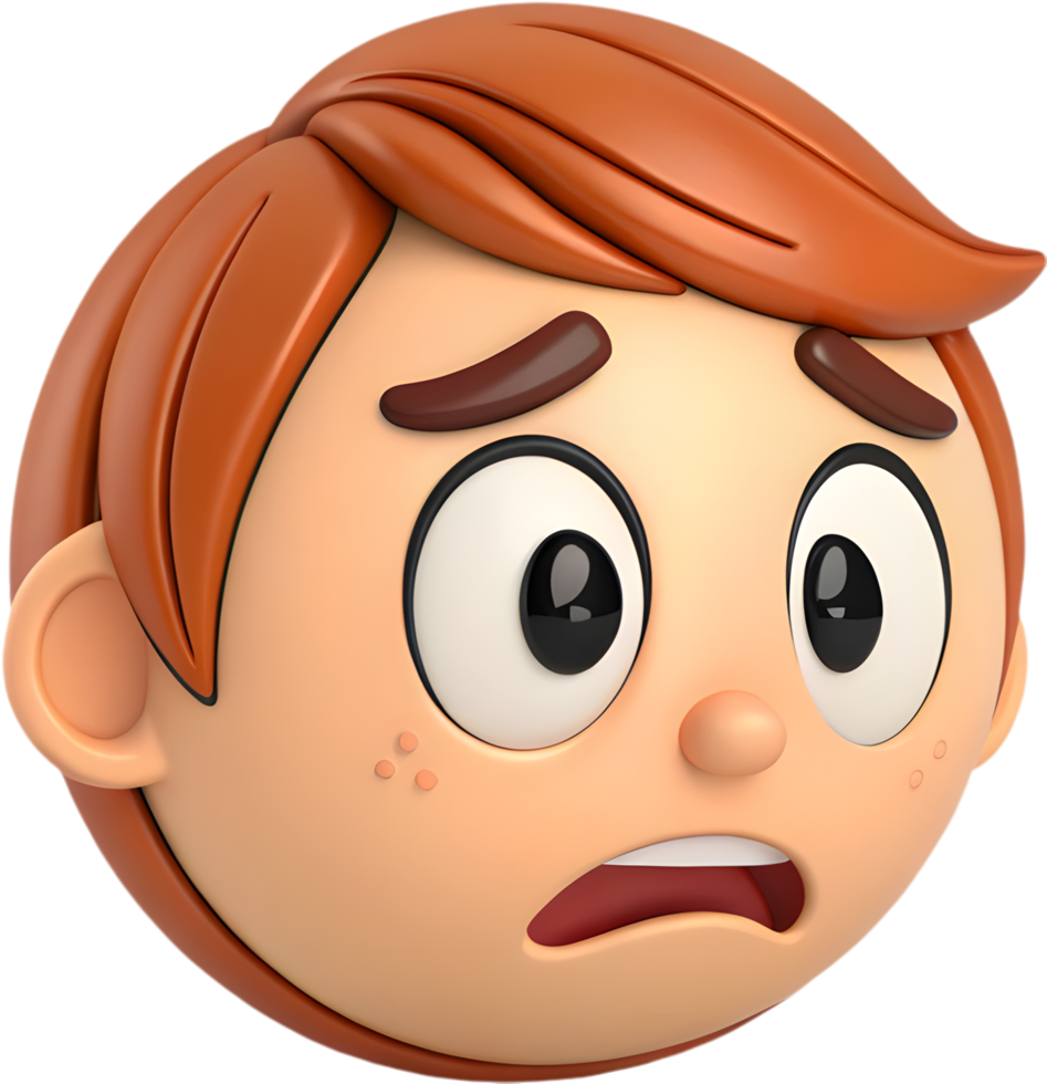 Digital Boy Face Icon Clipart for Fun and Colorful Projects, . png