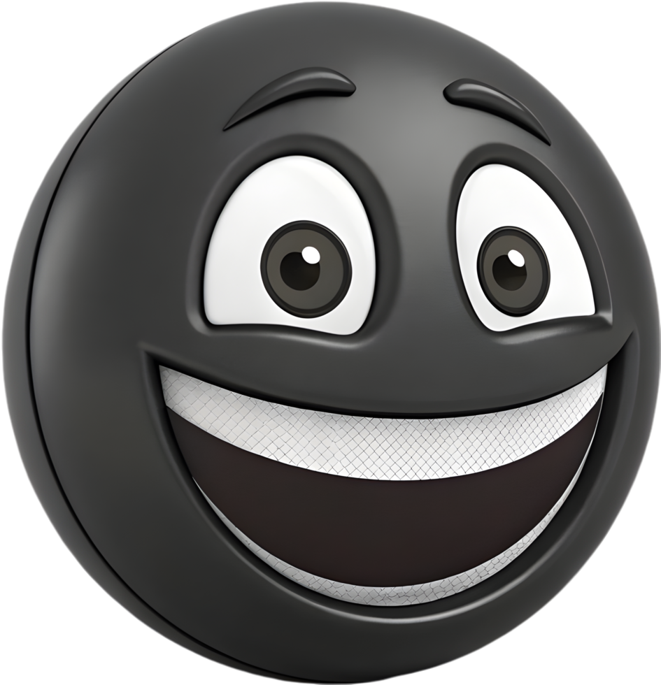 Round face clipart icon with a modern cartoon look for profile design, . png