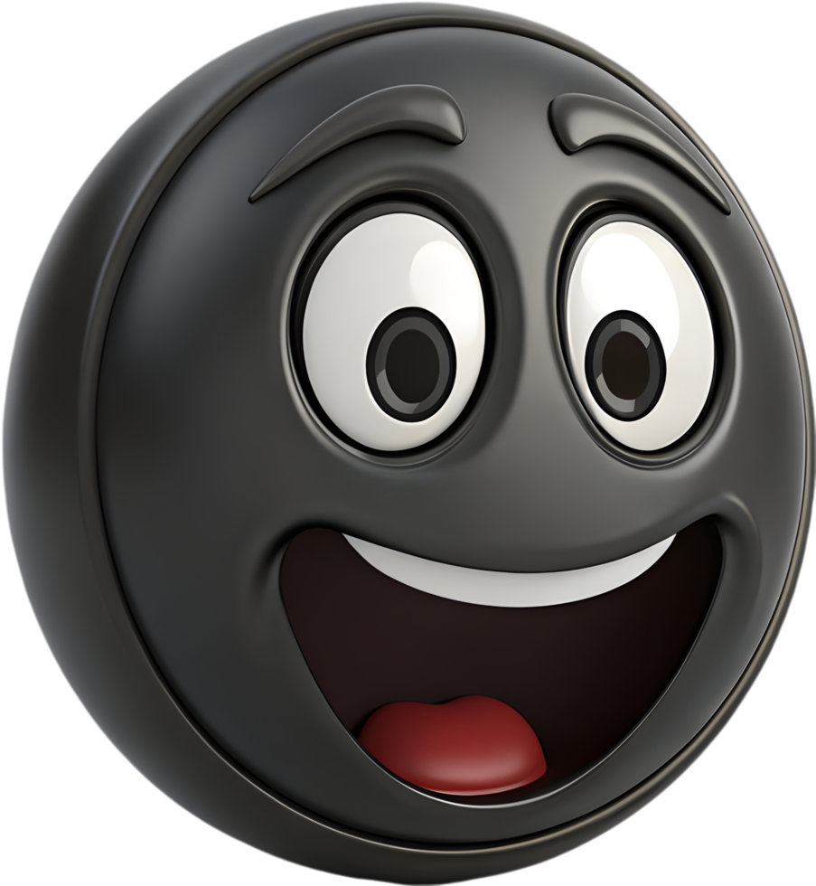 Minimalist round face icon clipart with clean lines and neutral expression, . png
