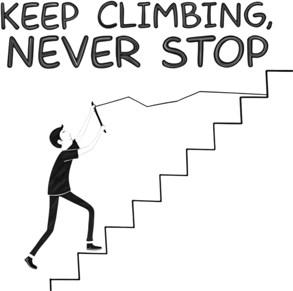 Fun and vibrant clipart with an empowering quote for children. . png