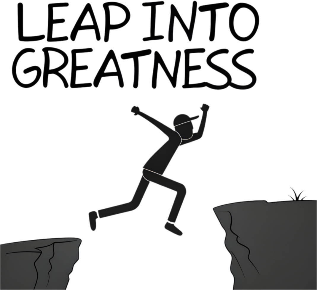 Motivational kindergarten-style drawing with inspiring quote clipart. . png